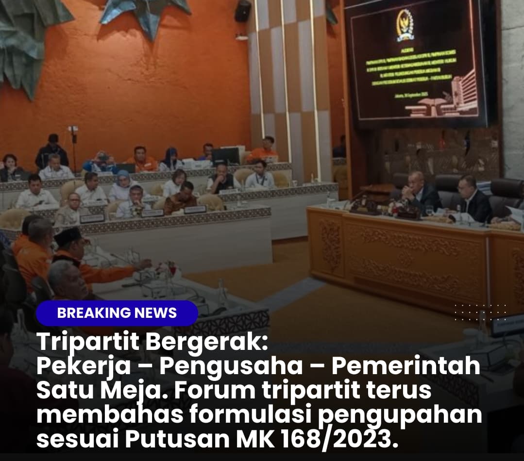 Menaker Tegaskan Aspirasi Buruh Masuk Formula UMP 2026: Dialog Tripartit Jadi Kunci Perumusan Pengupahan Baru