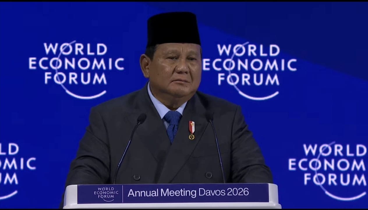 Prabowonomics Disuarakan di WEF Davos 2026, Prabowo Kritik Greedconomics dan Dorong Ekonomi Berkeadilan