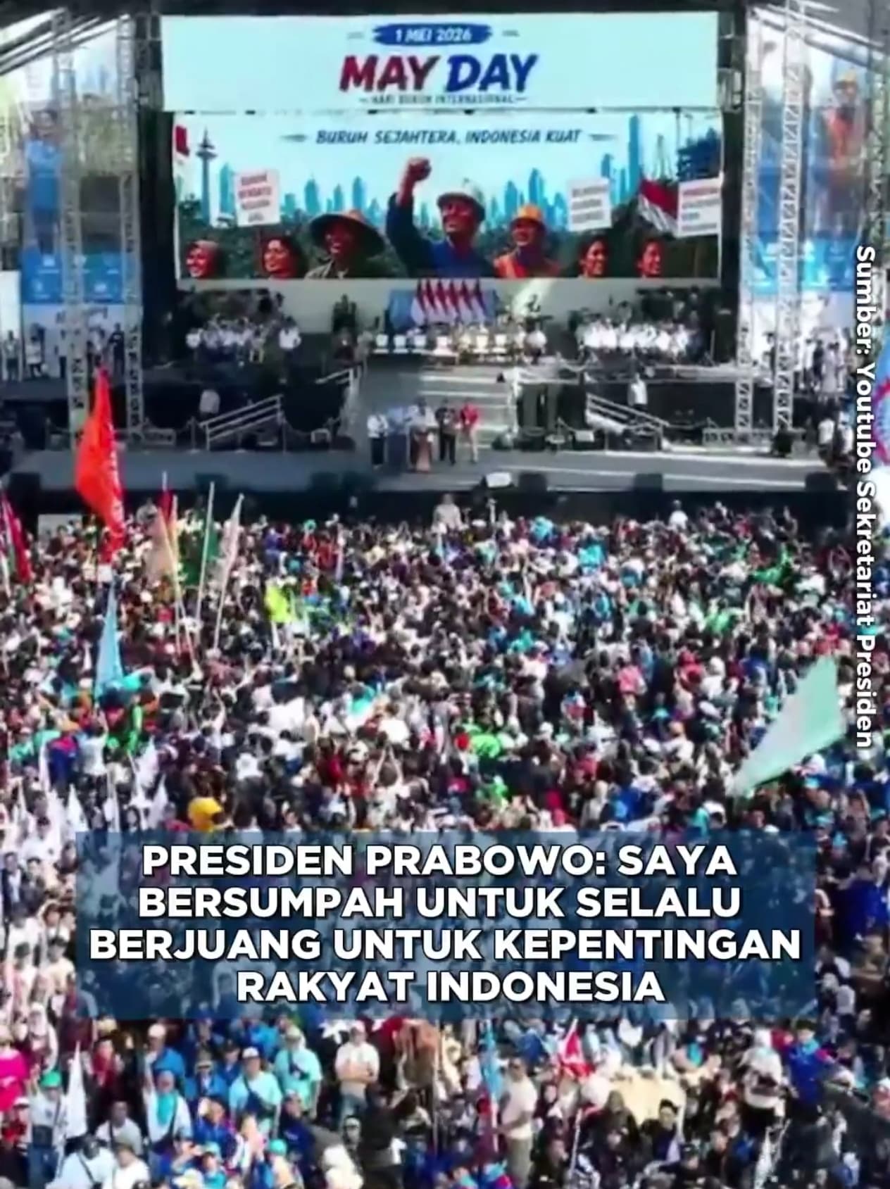 May Day Produktif: Buruh dan Pemerintah Bangun Dialog di Monas