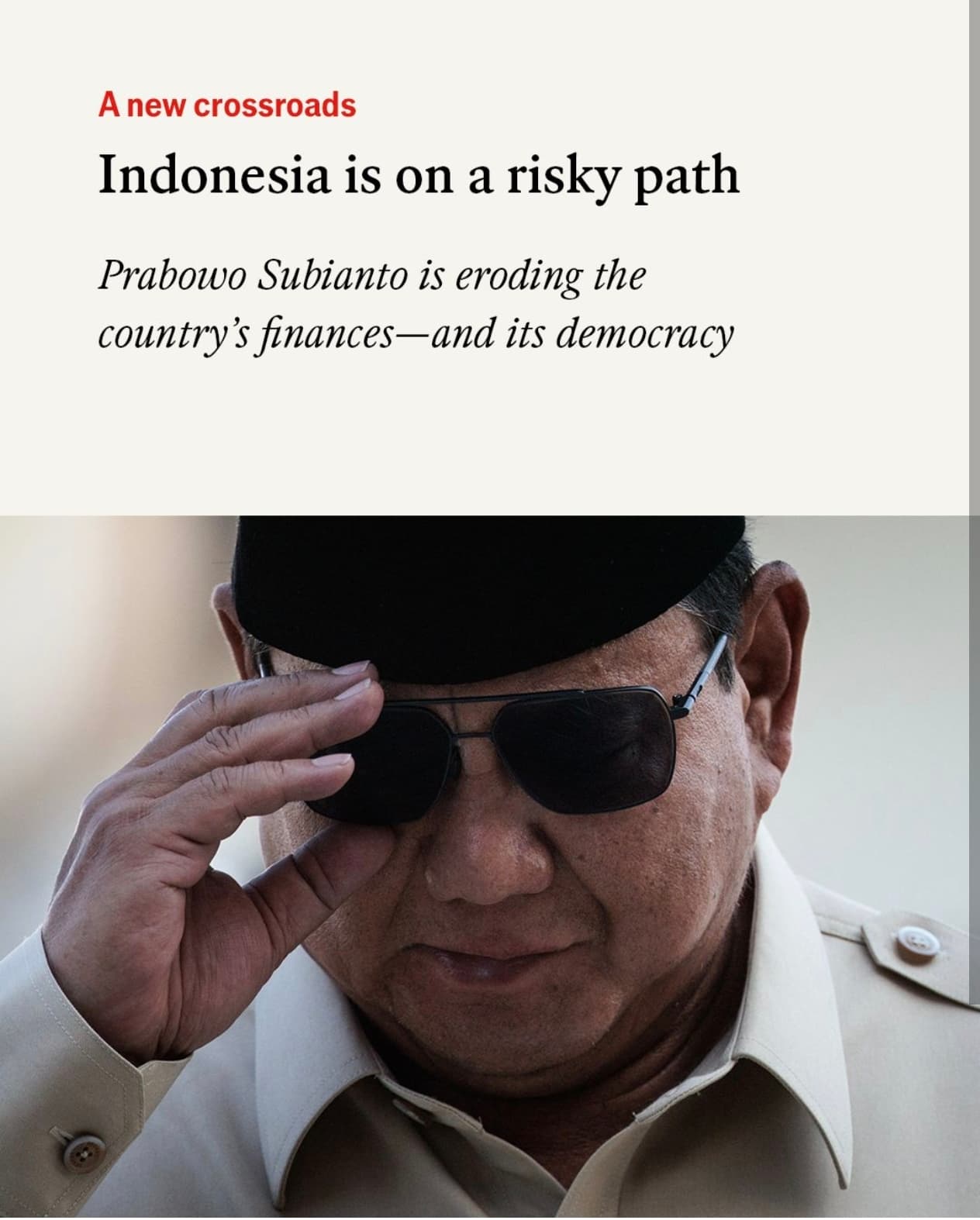 Sorotan The Economist terhadap Kebijakan Prabowo Dinilai Tanda Indonesia Makin Diperhitungkan di Panggung Ekonomi Global