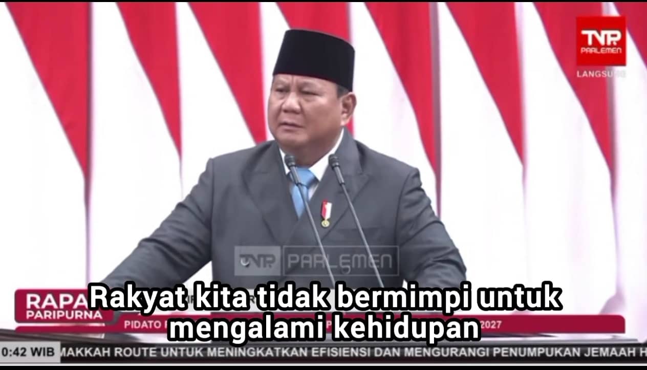 RAPBN 2027 Fokus Pemerataan Kesejahteraan, Pernyataan Prabowo soal “Hidup Layak” Dinilai Perlu Dipahami Secara Utuh