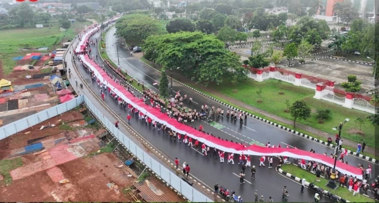 Kirab Merah Putih di Jakarta Pusat, Ribuan Pemuda Bawa Pesan Persatuan dan Antikorupsi