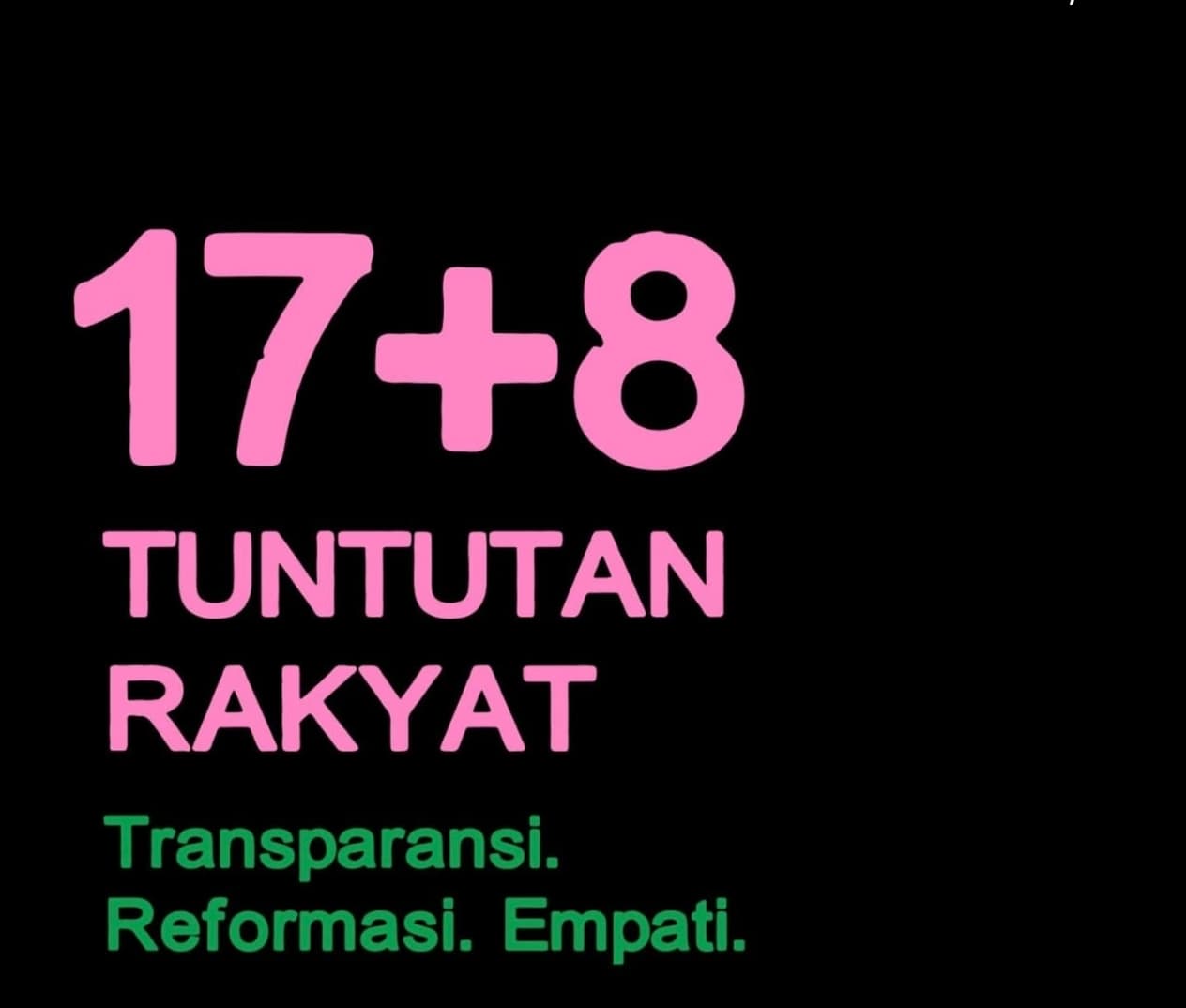 17+8 Tuntutan Rakyat Setahun Aksi: Benarkah Gagal Total? Ini Progres RUU Perampasan Aset dan Reformasi Polri